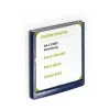 DURABLE Türschild CLICK SIGN Kunststoff blau 14,9 x 14,85 cm
