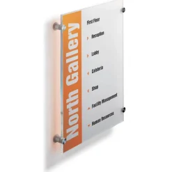 DURABLE Türschild CRYSTAL SIGN Acryl transparent DIN A3