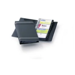 DURABLE Visitenkarten-Ringbuch VISIFIX, schmal, anthrazit
