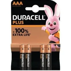 Duracell Batterie Plus -AAA (MN2400/LR03) BOOST K4 4St.
