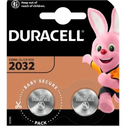Duracell CR2032 Lithium Knopfzellen Batterie 3.0 V 2er Pack