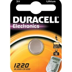 Duracell Electronics CR1220 Lithium Knopfzellen Batterie 3.0 V 1er Pack