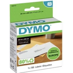 Dymo LW-Adress-Etiketten 130/Rolle 1er Pack 28x89mm