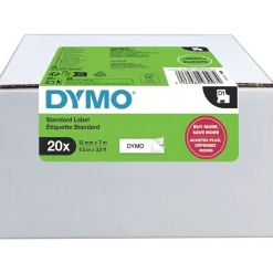 DYMO Schriftbänder D1 45013 2231632, 12 mm, schwarz auf weiß, 20 St.