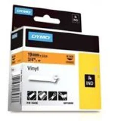 DYMO Vinyl-Schriftband, Breite: 19 mm, Länge: 5,5 m, orange