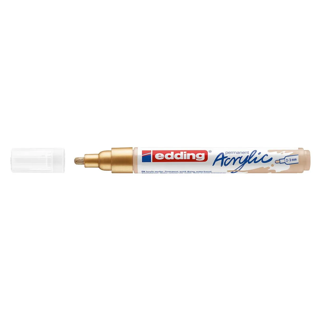 edding 5100 Acrylstift gold 2,0 - 3,0 mm, 1 St.