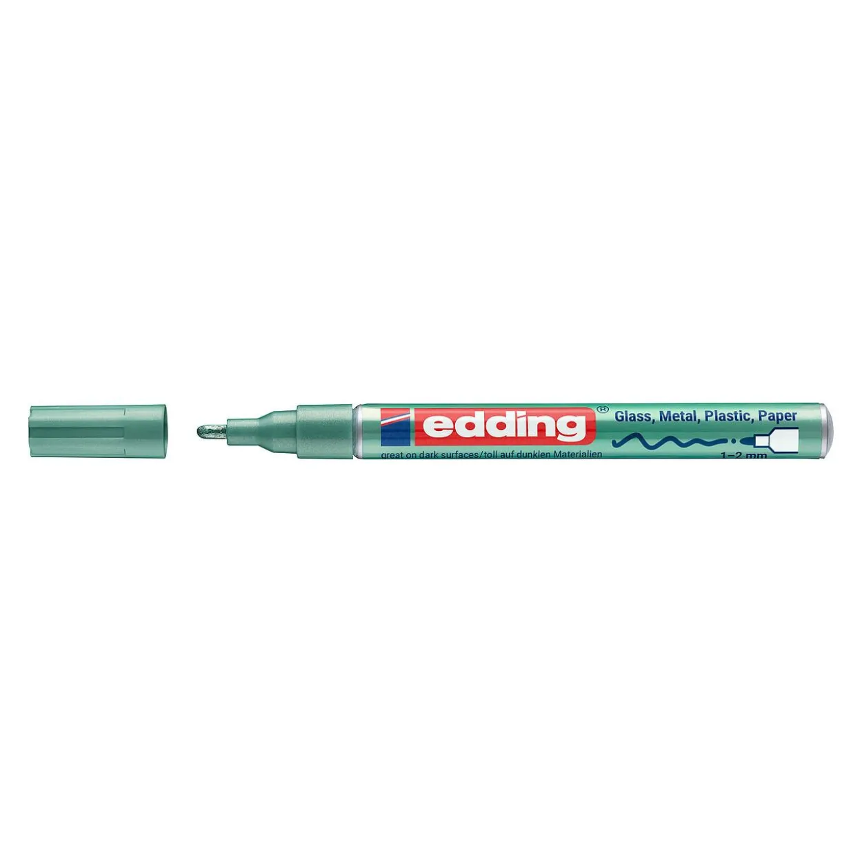 edding 751 creative Lackmarker grün 1,0 - 2,0 mm, 1 St. 4-751-9-074