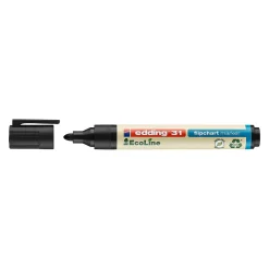 edding 31 Ecoline Flipchart-Marker schwarz 1,5 - 3,0 mm, 10 St.