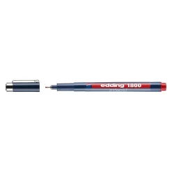 edding 1800 Fineliner rot 0,7 mm, 1 St.