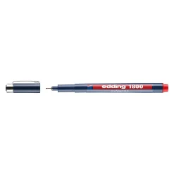 edding 1800 Fineliner rot 0,5 mm, 1 St.