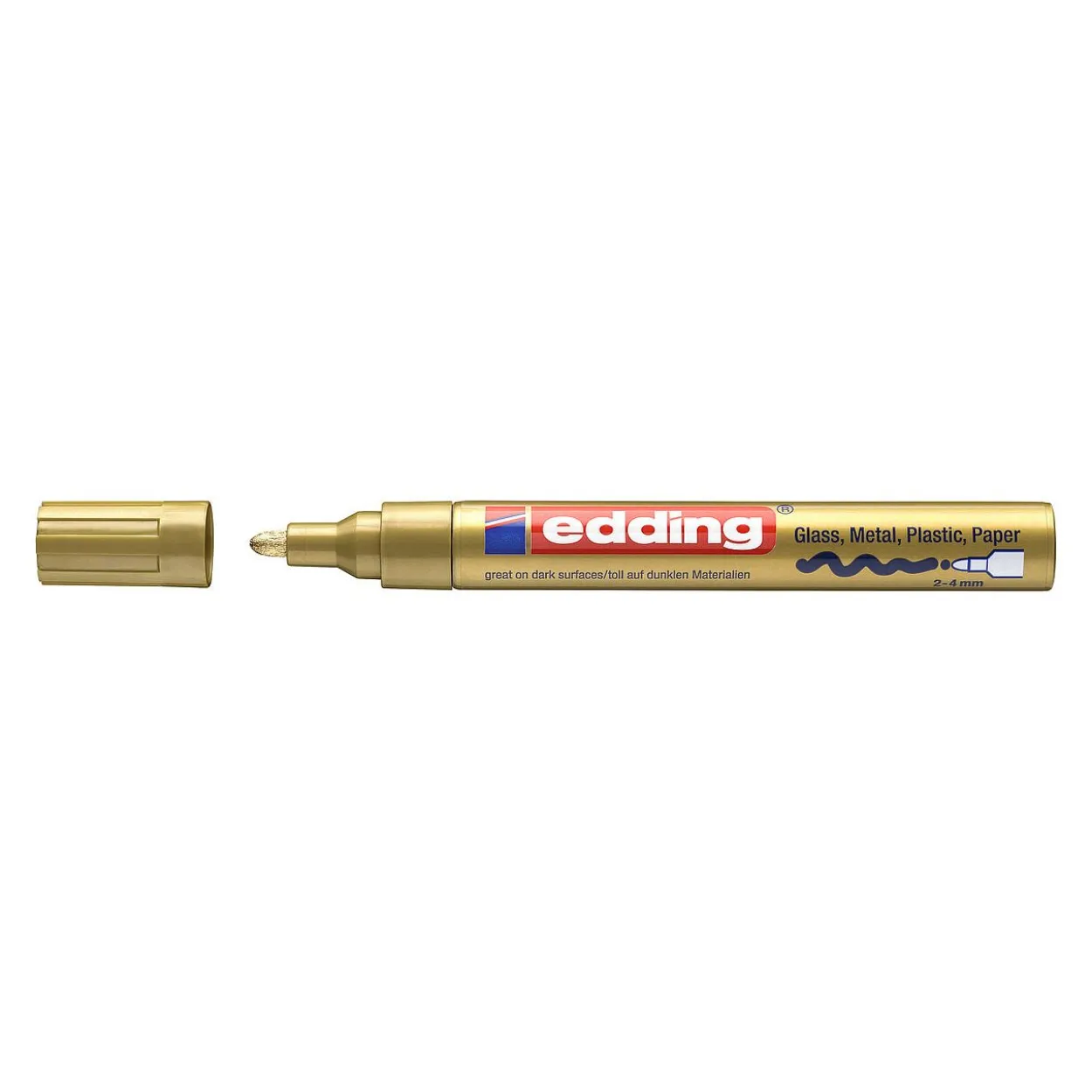 edding 750 Glanz Lackmarker gold 2,0 - 4,0 mm, 1 St.