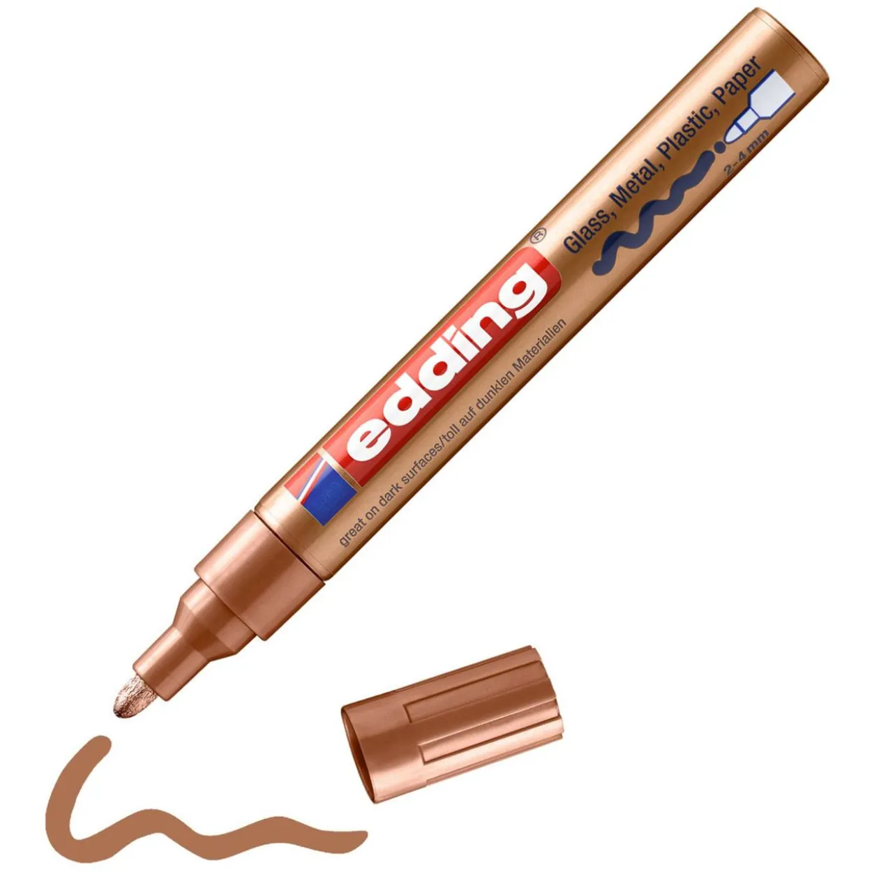 edding 750 Glanz Lackmarker kupfer 2,0 - 4,0 mm, 1 St.
