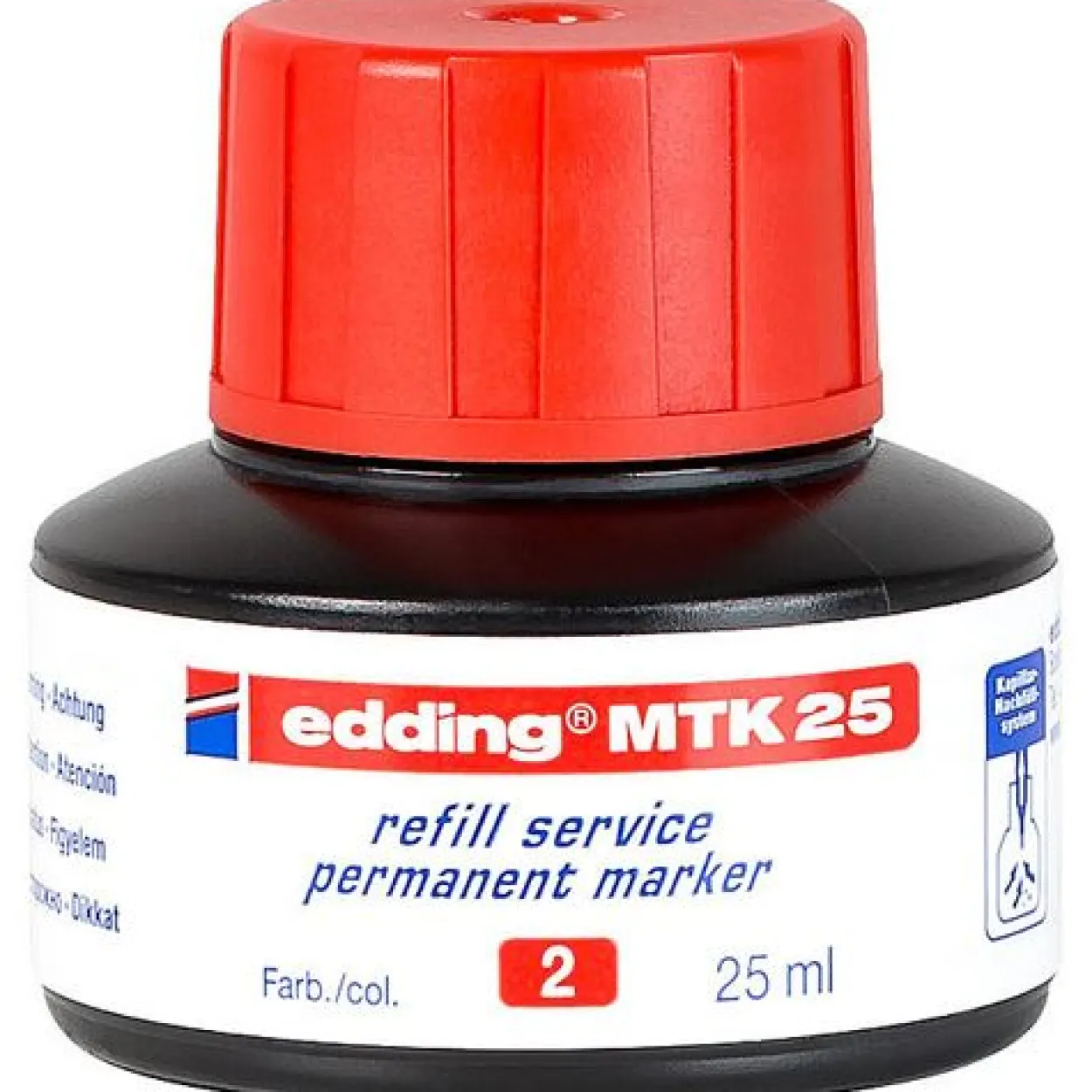 edding Nachfülltinte MTK 25 rot