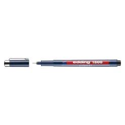 edding 1800 profipen 0.1 Fineliner schwarz 0,25 mm, 1 St.