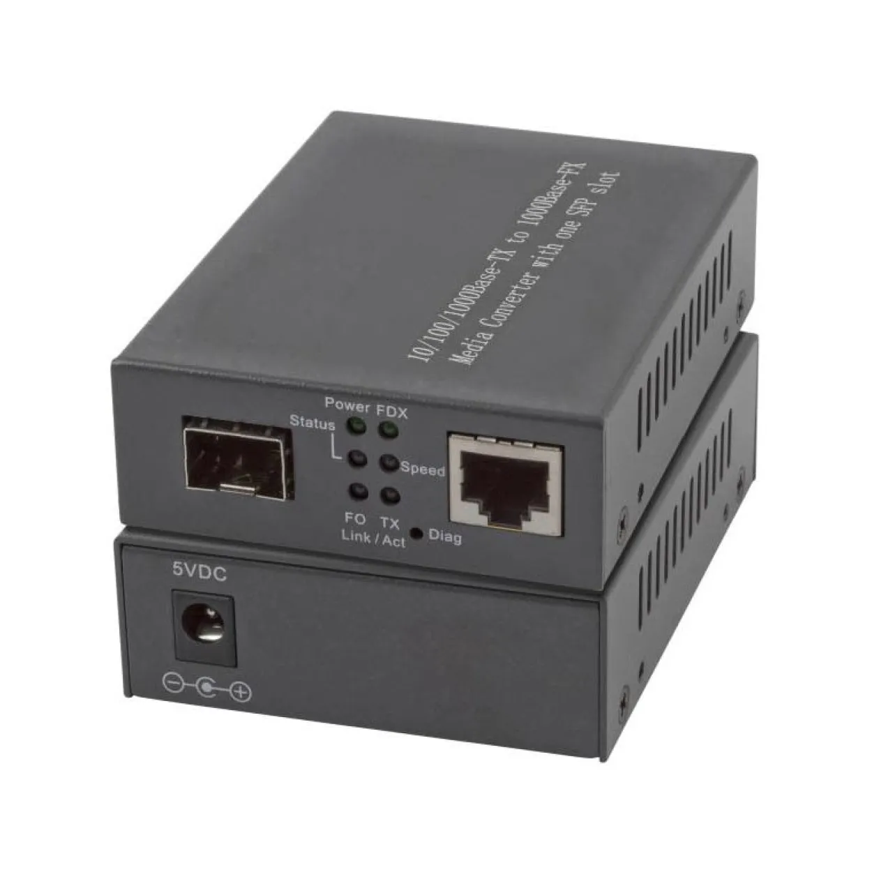 EFB Media Konverter 1x100/1000Mbit Rj45, 1 x Gigabit SFP Port