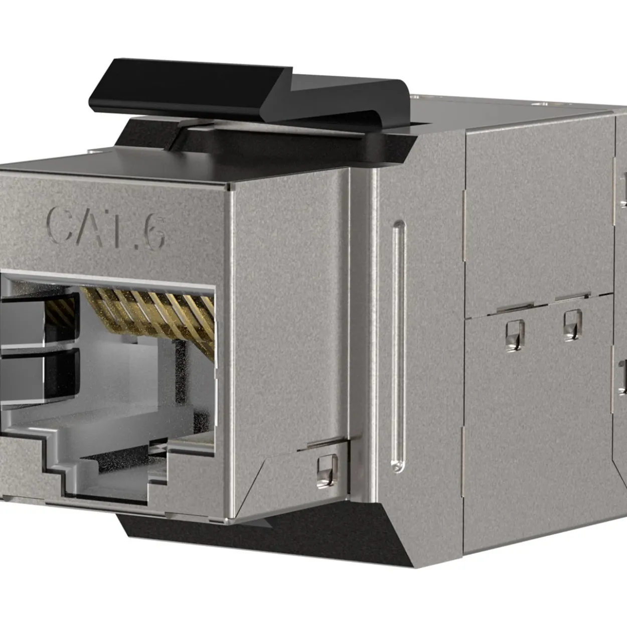 EFB MODULAR-ADAPTER CAT.6 STP SNAP-IN METALL