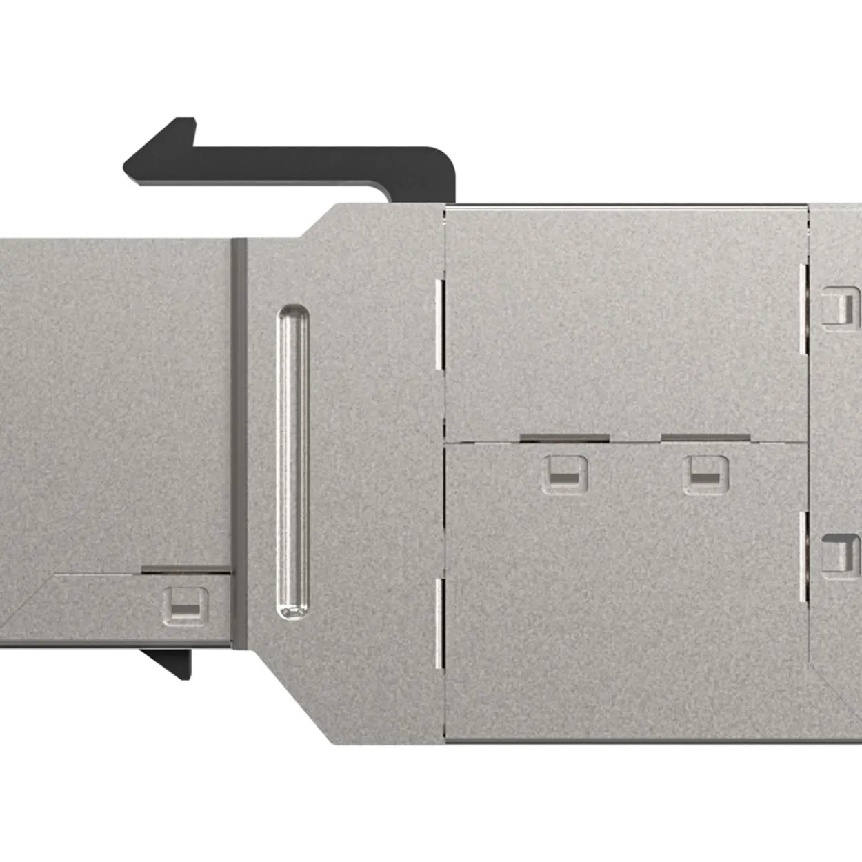 EFB MODULAR-ADAPTER CAT.6 STP SNAP-IN METALL