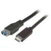 EFB USB3.2 Adapterkabel Typ-C Stecker auf Typ A Buchse 0,2m