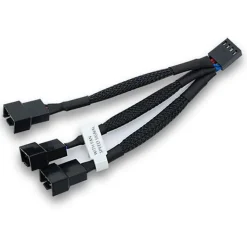 EK Water Blocks 10 cm Y-Kabel für 3x 4-Pin-PWM-Lüfter (3831109867914)