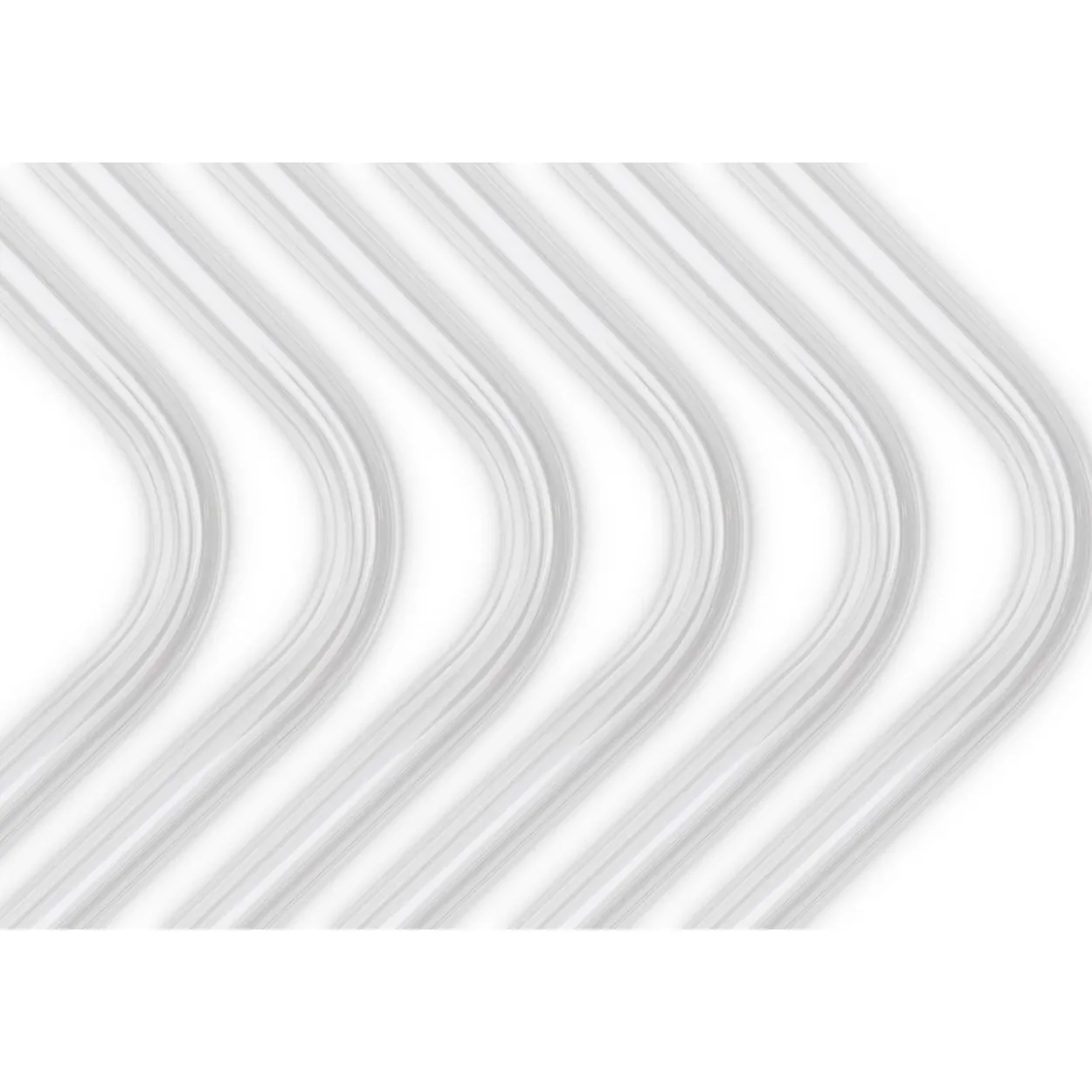 EK Water Blocks EK-Loop Hard Tube 16/12mm Acryl, gebogen 90 Grad - 80cm, 6 Stück