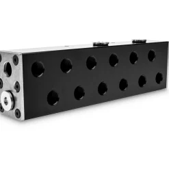 EK Water Blocks EK-Pro Manifold 2CPU 4GPU Verteiler Acetal, schwarz
