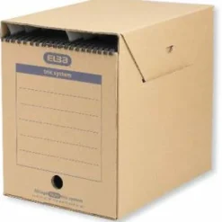 ELBA 6 Archivboxen tric system braun 24,0 x 34,1 x 31,5 cm
