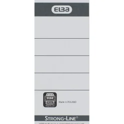 ELBA 10 Einsteck-Rückenschilder weiß für 8,0 cm Rückenbreite (400087754)