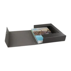 ELBA Heftbox 8,5 cm schwarz marmoriert