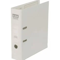 Elba Ordner rado plast, Rückenbreite: 80 mm, weiß