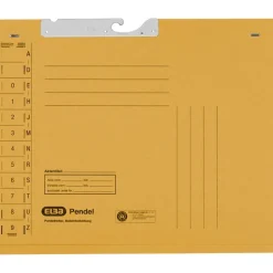ELBA Pendelhefter Karton gelb 1 x Amtsheftung (00560081)