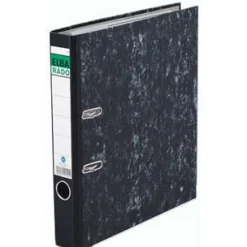 ELBA rado Wolkenmarmor Ordner schwarz marmoriert Karton 5,0 cm DIN A4