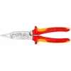 Elek.-Installationsz. L.200mm VDEschwarz atram. Kopf o.Öffnungsfeder Knipex