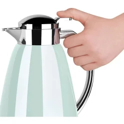 Emsa Campo Isolierkanne, 1 Liter (mint/edelstahl, QUICK TIP Verschluss)