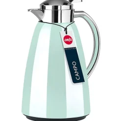 Emsa Campo Isolierkanne, 1 Liter (mint/edelstahl, QUICK TIP Verschluss)