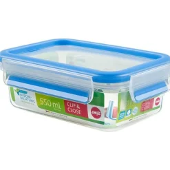 emsa Frischhaltedose CLIP & CLOSE, 0,55 Liter, transparent