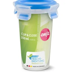 emsa Frischhaltedose CLIP & CLOSE 13,3 cm hoch transparent 0,35 l, 1 St.