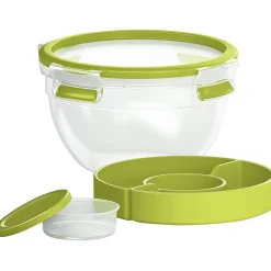 emsa Frischhaltedose CLIP & GO 9,5 cm hoch transparent 1,0 l, 1 St.