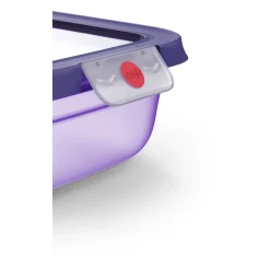 emsa Frischhaltedose ONECLICK 9,4 cm hoch violett 1,5 l, 1 St.