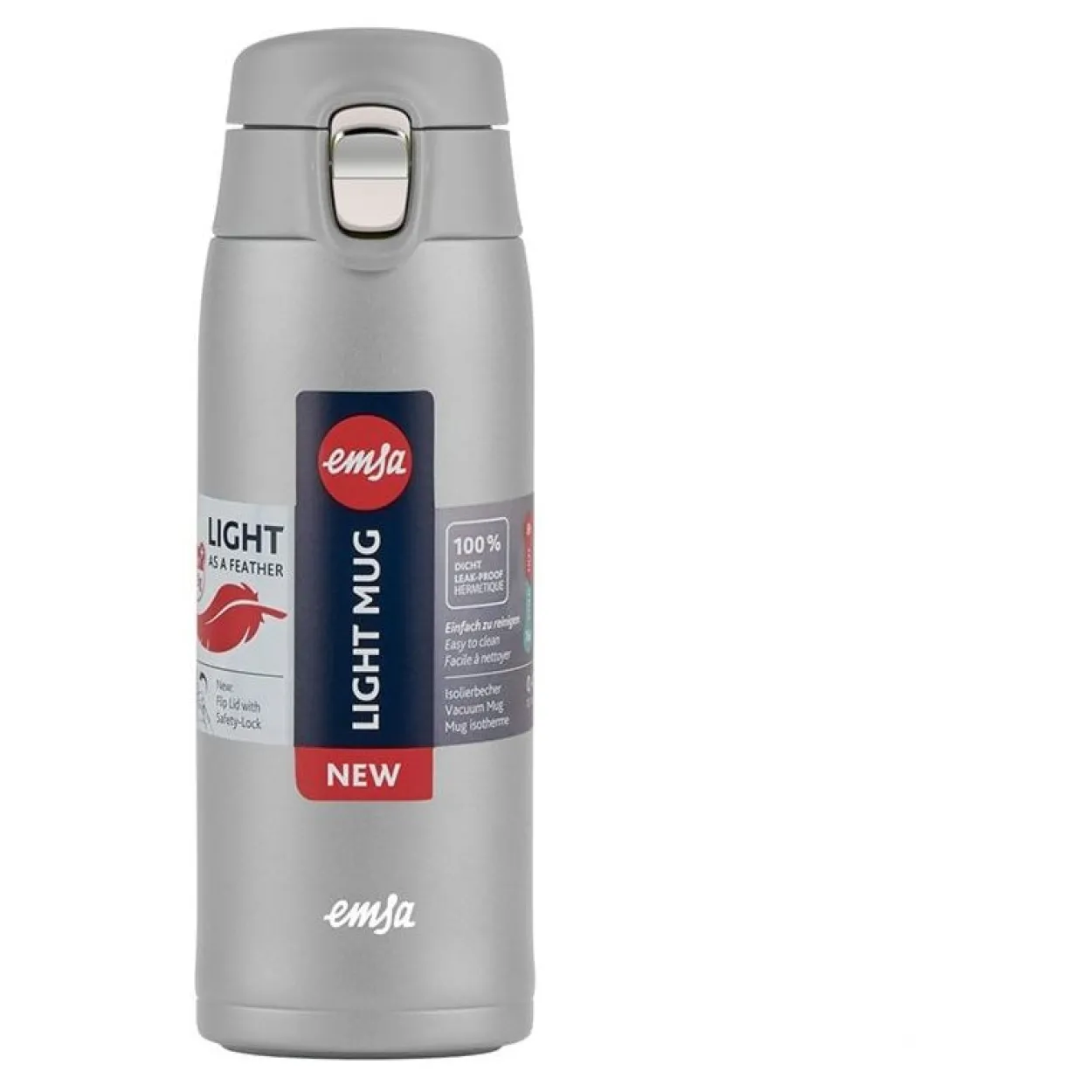 emsa Isolierflasche silber 0,4 l