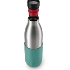 emsa Isolier-Trinkflasche Bludrop Sleeve grün 0,7 l