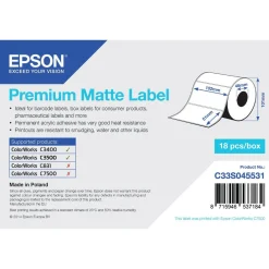 Epson 8574719 Premium Etikettenrolle 10.2x5.1 cm (650 Stück)