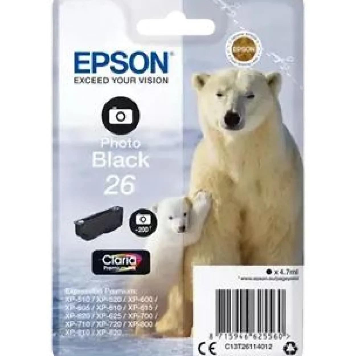 Epson Tinte photo schwarz 4.7ml