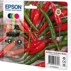 EPSON XP5200 TINTE (4) CMYK 503XL 1x550S blk + 3x470S cmy