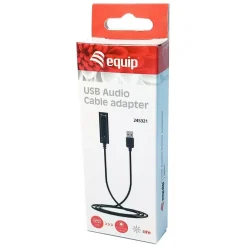 Equip Audiokabeladapter USB-A->1X Klinkenbuchse 4pin St/Bu