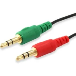Equip Audio Splitter Klinke Stecker auf 2.5mm Klinke Buchse Stereo Schwarz/Rot/Grün