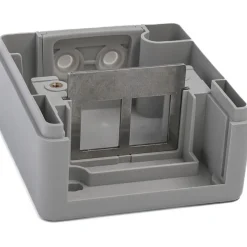 Equip Aufputzdose 2-Port Keystone ungeschirmt outdoor grau