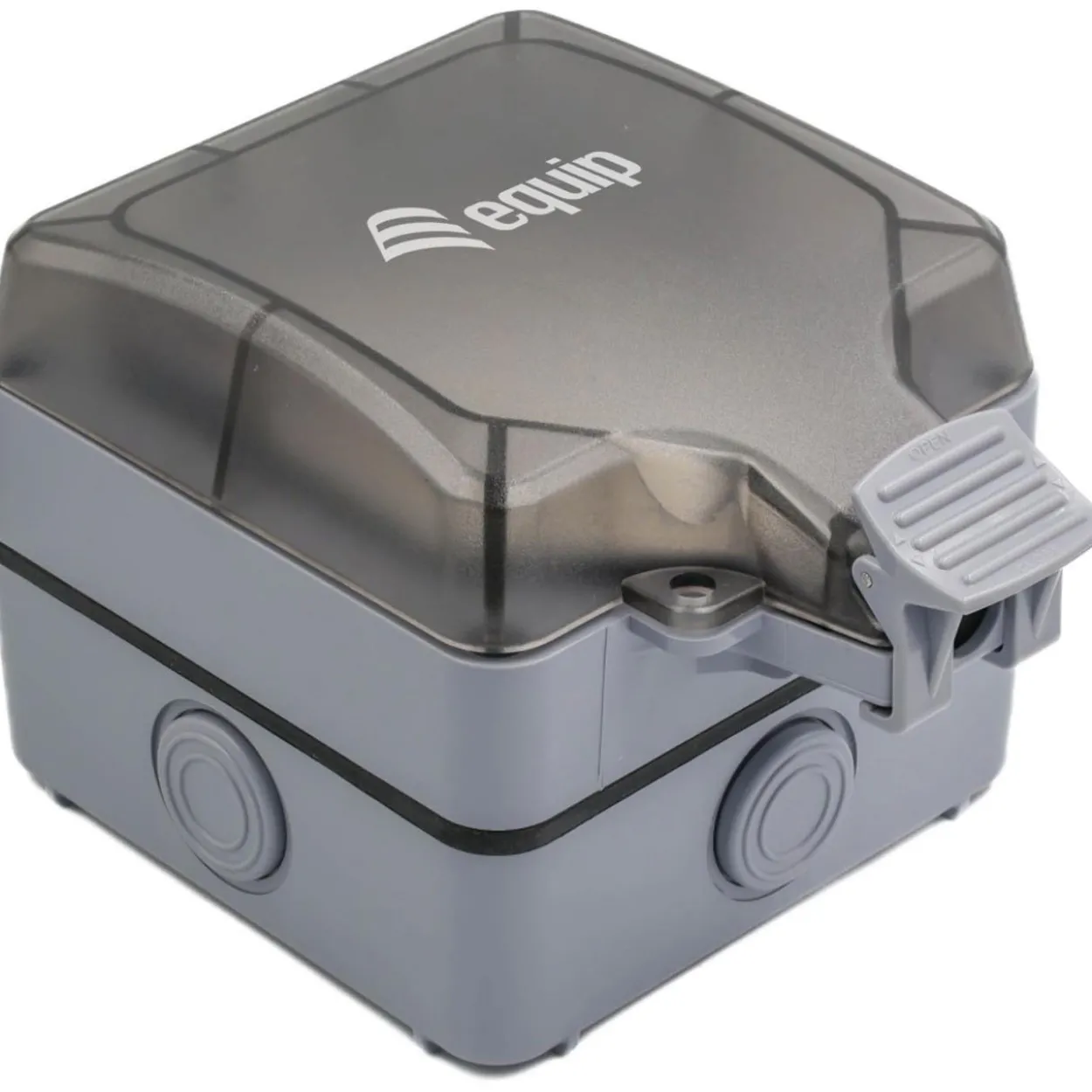 Equip Aufputzdose 1-Port Keystone ungeschirmt outdoor grau