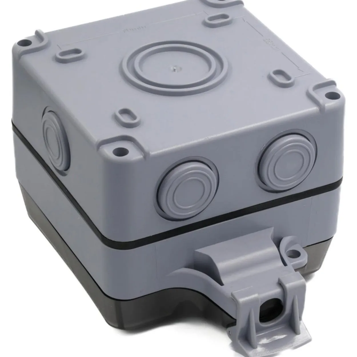 Equip Aufputzdose 1-Port Keystone ungeschirmt outdoor grau