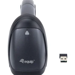 Equip Barcode Handscanner Laser Wireless USB schwarz
