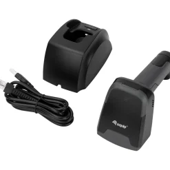 Equip 2D-Barcodescanner Laser Wireless/2.4GHz+BT+Hlt grau